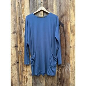 Bobi Los Angeles Long Sleeve Tunic Womens L Capsule Coastal Elevated Minimalist